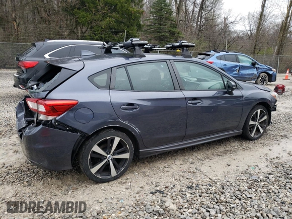 2017 Subaru Impreza Special Sports with VIN 4S3GTAK67H1727221, listed as a Copart auction lot 52441615 with 90,447 mi miles and Salvage title. Bid and sale history available at DreamBid. Image 3.