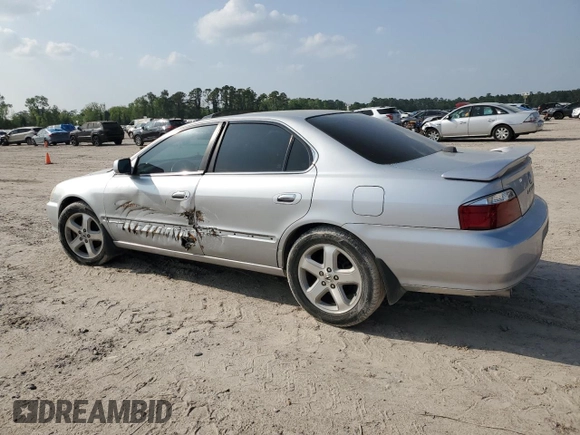 2003 Acura TL Type S with VIN 19UUA56843A011222, listed as a Copart auction lot 49845805 with 205,221 mi miles and Salvage Title. Bid and sale history available at carsss.com. Image 2.