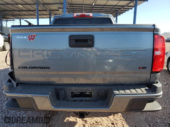 2022 Chevrolet Colorado 4WD LT with VIN 1GCGTCEN8N1271286, listed as a Copart auction lot 58100745 with 31,208 mi miles and Salvage title. Bid and sale history available at DreamBid. Image 6.