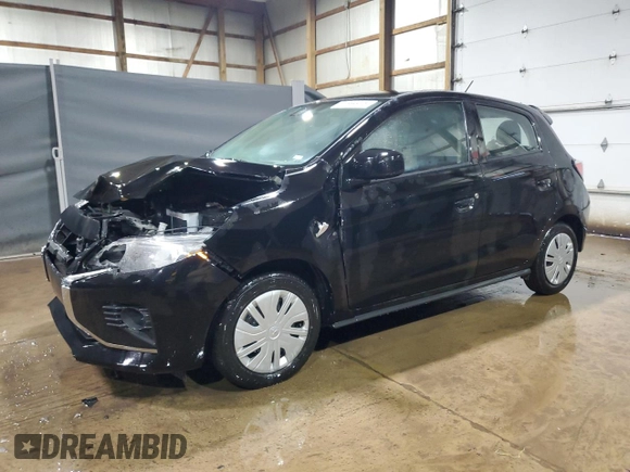 2024 Mitsubishi Mirage ES with VIN ML32AUHJ2RH011352, listed as a Copart auction lot 61589915 with 14,258 mi miles and Clean title. Bid and sale history available at DreamBid. Image 1.