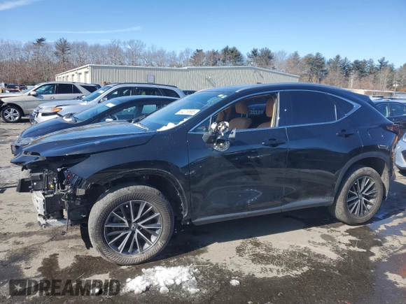 2024 Lexus NX with VIN 2T2AGCEZ2RC046341, listed as a Copart auction lot 44216565 with 23,708 mi miles and Salvage Title. Bid and sale history available at carsss.com. Image 1.