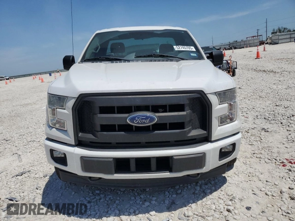 2017 Ford F-150 XL with VIN 1FTMF1EP6HKC79630, listed as a Copart auction lot 52745705 with 53,936 mi miles and Salvage title. Bid and sale history available at DreamBid. Image 5.