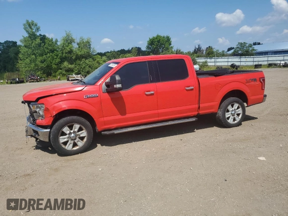 2016 Ford F-150 XLT with VIN 1FTFW1EF6GKF36428, listed as a Copart auction lot 62165295 with 183,424 mi miles and Salvage title. Bid and sale history available at DreamBid. Image 1.