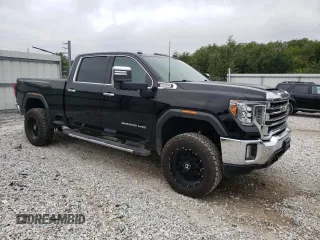 2020 GMC Sierra 2500HD SLT z VIN 1GT49NEYXLF161668, wystawiony jako Copart lot #71719414 z przebiegiem 30 802 mil mil oraz Czysty tytuł • Clean title. Historia ofert i sprzedaży dostępna na DreamBid. Obrazek 4.