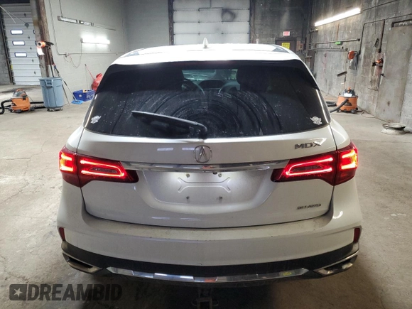 2017 Acura MDX with VIN 5FRYD4H31HB008763, listed as a Copart auction lot 44217105 with 156,338 mi miles and Salvage Title. Bid and sale history available at carsss.com. Image 6.