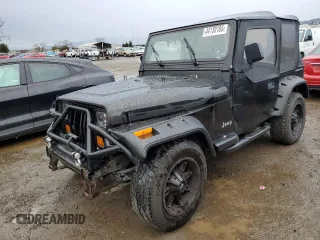 1995 Jeep Wrangler S with VIN 1J4FY19P6SP204427, listed as a Copart auction lot 44130185 with 373,692 mi miles and Salvage Title. Bid and sale history available at carsss.com. Image 1.