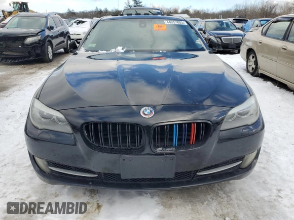 2011 BMW 5 Series 535i xDrive with VIN WBAFU7C58BC780536, listed as a Copart auction lot 44357805 with 253,964 mi miles and Clean Title. Bid and sale history available at carsss.com. Image 5.