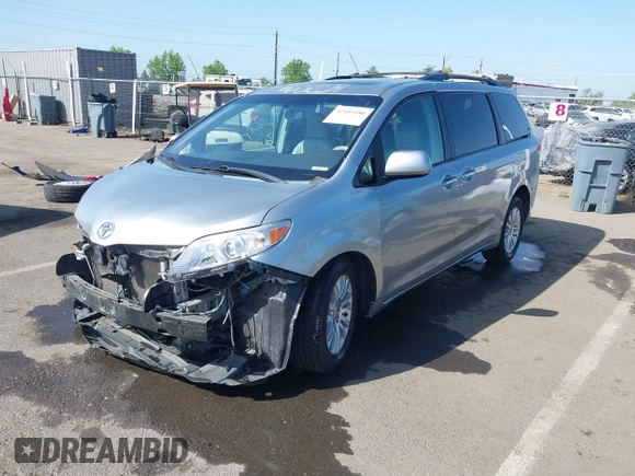 2011 Toyota Sienna XLE AAS with VIN 5TDYK3DC8BS156127, listed as a IAAI auction lot 42103980 with 129,851 mi miles. Bid and sale history available at carsss.com. Image 19.