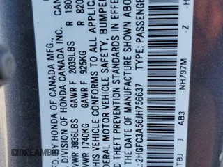2018 Honda Civic Si Coupe with VIN 2HGFC3A56JH756637, listed as a Copart auction lot 49701635 with 64,789 mi miles and Salvage Title. Bid and sale history available at carsss.com. Image 12.
