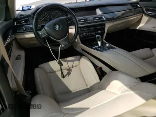 2012 BMW 7 Series 750Li xDrive with VIN WBAKC8C57CC436737, listed as a Copart auction lot 52068285 with 125,582 mi miles and Salvage Title. Bid and sale history available at carsss.com. Image 8.