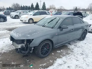 2019 Audi A4 Premium Plus with VIN WAUENAF42KA005914, listed as a IAAI auction lot 41404557 with 55845 miles. Bid and sale history available at carsss.com. Image 18.
