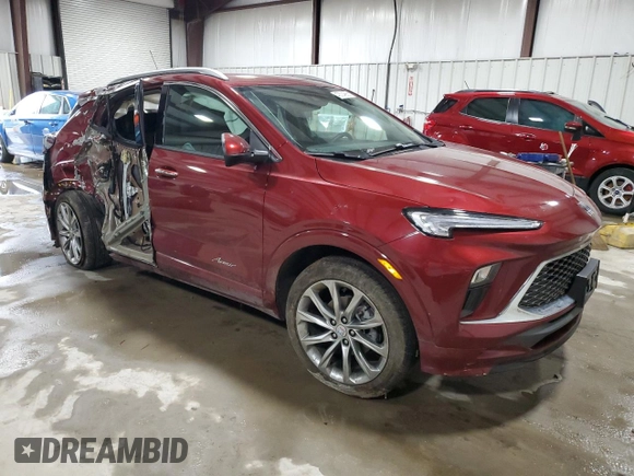 2024 Buick Encore GX Avenir with VIN KL4AMGSL3RB050251, listed as a Copart auction lot 43524885 with 7,752 mi miles and Salvage title. Bid and sale history available at DreamBid. Image 4.