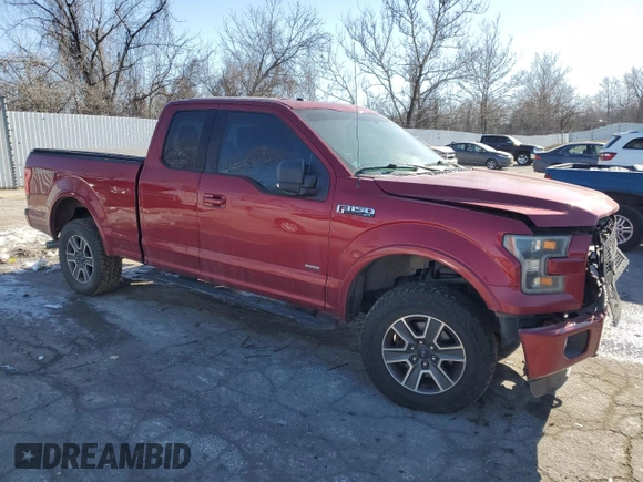 2015 Ford F-150 XLT with VIN 1FTFX1EG0FKF04224, listed as a Copart auction lot 42615695 with 127,753 mi miles and Clean Title. Bid and sale history available at carsss.com. Image 4.