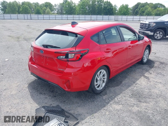 2024 Subaru Impreza z VIN JF1GUABC4R8276492, wystawiony jako IAAI lot #42184215 z przebiegiem 21 475 mil mil oraz . Historia ofert i sprzedaży dostępna na DreamBid. Obrazek 4.