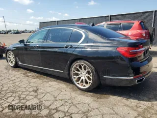 2019 BMW 7 Series 740i z VIN WBA7E2C52KB217833, wystawiony jako Copart lot #64283685 z przebiegiem 162 456 mil mil oraz Czysty tytuł • Clean title. Historia ofert i sprzedaży dostępna na DreamBid. Obrazek 2.
