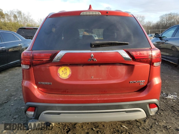 2019 Mitsubishi Outlander SE with VIN JA4AD3A30KZ034516, listed as a Copart auction lot 86527884 with 106,381 mi miles and Salvage title. Bid and sale history available at DreamBid. Image 6.
