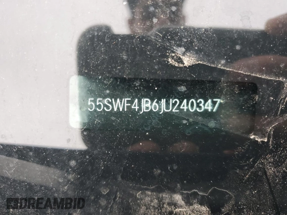 2018 Mercedes-Benz C 300 z VIN 55SWF4JB6JU240347, wystawiony jako Copart lot #55874985 z przebiegiem 101 697 mil mil oraz Szkoda całkowita • Salvage title. Historia ofert i sprzedaży dostępna na DreamBid. Obrazek 12.