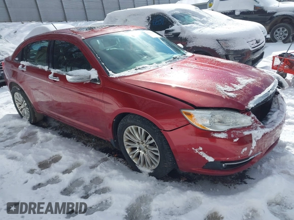 2012 Chrysler 200 Limited with VIN 1C3CCBCG3CN109363, listed as a IAAI auction lot 41591183 with 127,563 mi miles and . Bid and sale history available at DreamBid. Image 1.