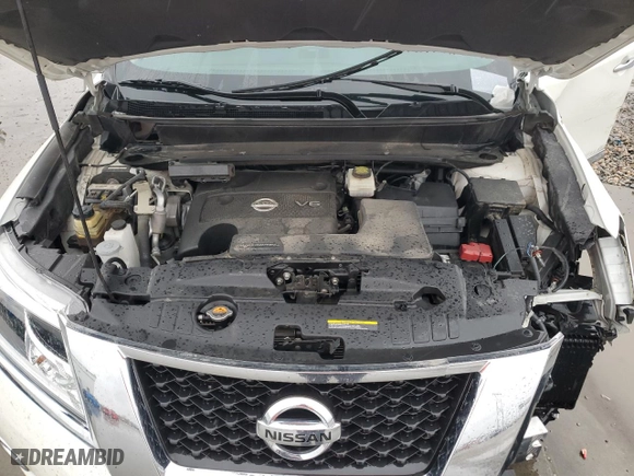 2016 Nissan Pathfinder Platinum with VIN 5N1AR2MM8GC650783, listed as a Copart auction lot 47889795 with 84,366 mi miles and Salvage Title. Bid and sale history available at carsss.com. Image 13.