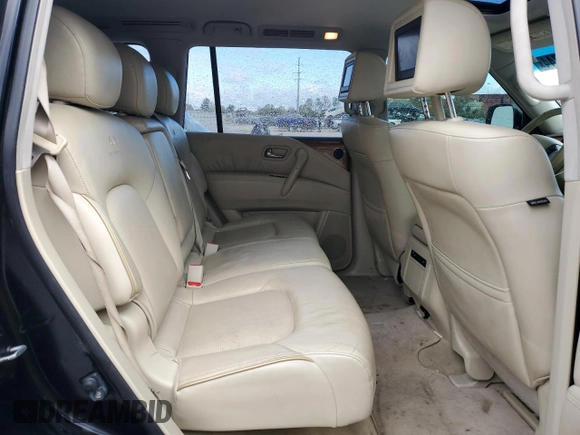 2011 Infiniti QX56 8-passenger with VIN JN8AZ2NC8B9302180, listed as a Copart auction lot 76001744 with 220,515 mi miles and Clean Title. Bid and sale history available at carsss.com. Image 11.