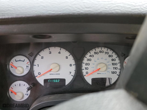 2005 Dodge Ram 1500 SLT with VIN 1D7HU16D95J519174, listed as a Copart auction lot 88869635 with 111,562 mi miles and Salvage Title. Bid and sale history available at carsss.com. Image 9.