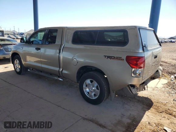 2007 Toyota Tundra SR5 with VIN 5TFRT54137X010649, listed as a Copart auction lot 57901625 with 131,378 mi miles and Salvage title. Bid and sale history available at DreamBid. Image 2.