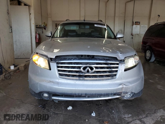 2007 Infiniti FX35 with VIN JNRAS08W17X210146, listed as a Copart auction lot 79544894 with 229,828 mi miles and Salvage Title. Bid and sale history available at carsss.com. Image 5.