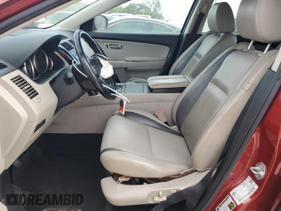 2012 Mazda CX-9 Touring with VIN JM3TB2CA4C0354512, listed as a Copart auction lot 54159915 with Not provided miles and Salvage title. Bid and sale history available at DreamBid. Image 7.