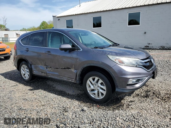 2015 Honda CR-V EX with VIN 5J6RM4H50FL037716, listed as a Copart auction lot 54850375 with 98,312 mi miles and Salvage Title. Bid and sale history available at DreamBid. Image 4.
