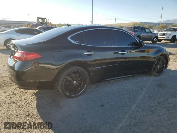 2013 Infiniti M37 with VIN JN1BY1AP9DM511467, listed as a Copart auction lot 73783654 with 220,554 mi miles and Salvage Title. Bid and sale history available at carsss.com. Image 3.