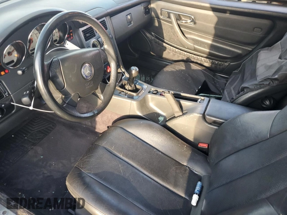 1999 Mercedes-Benz SLK-Class with VIN WDBKK47F1XF124854, listed as a Copart auction lot 73160604 with 55,730 mi miles and Salvage Title. Bid and sale history available at carsss.com. Image 8.