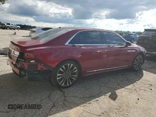 2017 Lincoln Continental Reserve with VIN 1LN6L9RP3H5637464, listed as a Copart auction lot 73666114 with 74,404 mi miles and Salvage Title. Bid and sale history available at carsss.com. Image 3.