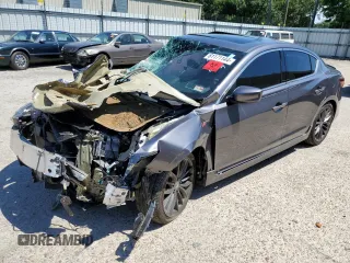 2020 Acura ILX w/Premium/A-SPEC Pkg with VIN 19UDE2F87LA010729, listed as a Copart auction lot 61171144 with 53,041 mi miles and Salvage Title. Bid and sale history available at carsss.com. Image 1.