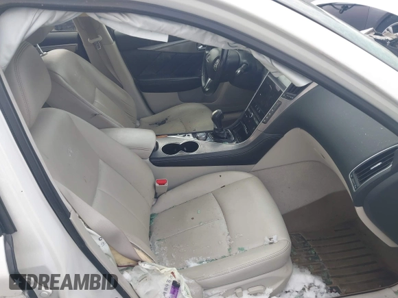2014 Infiniti Q50 Sport with VIN JN1BV7AR8EM688686, listed as a IAAI auction lot 41310491 with 147,536 mi miles and . Bid and sale history available at DreamBid. Image 5.
