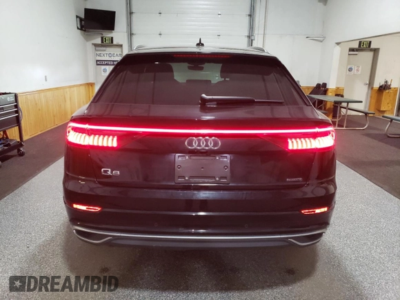 2022 Audi Q8 Prestige z VIN WA1CVBF14ND006470, wystawiony jako Copart lot #52203035 z przebiegiem 13 848 mil mil oraz Czysty tytuł • Clean title. Historia ofert i sprzedaży dostępna na DreamBid. Obrazek 6.