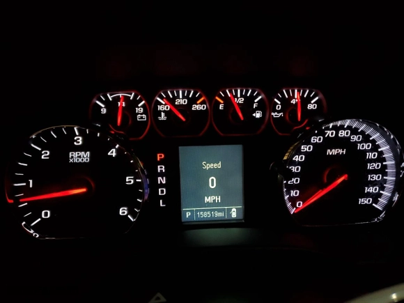 2017 Chevrolet Tahoe Commercial with VIN 1GNSKDEC7HR303353, listed as a Copart auction lot 44195565 with 158,519 mi miles and Clean Title. Bid and sale history available at carsss.com. Image 9.