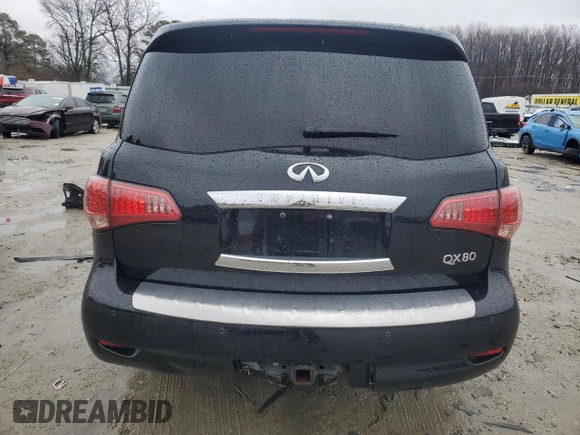 2016 Infiniti QX80 Limited with VIN JN8AZ2NE6G9122432, listed as a Copart auction lot 44016725 with 138,446 mi miles and Salvage title. Bid and sale history available at DreamBid. Image 6.