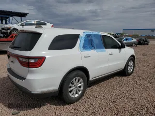 2019 Dodge Durango SXT Plus with VIN 1C4RDHAG1KC798953, listed as a Copart auction lot 50989455 with 109,634 mi miles and Salvage title. Bid and sale history available at DreamBid. Image 3.