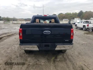 2022 Ford F-150 XL with VIN 1FTFW1E89NKE42820, listed as a Copart auction lot 52447775 with Not Provided miles and Salvage Title. Bid and sale history available at DreamBid. Image 6.