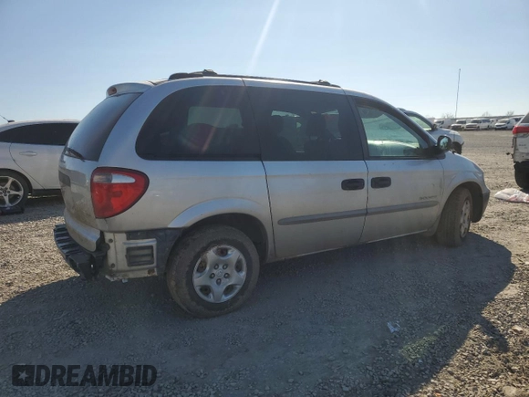 2001 Dodge Caravan SE with VIN 1B8GP25361B208099, listed as a Copart auction lot 47273005 with 220,260 mi miles and Salvage Title. Bid and sale history available at carsss.com. Image 3.