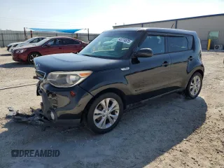 2015 Kia Soul + with VIN KNDJP3A54F7188601, listed as a Copart auction lot 43774875 with 109,913 mi miles and Salvage Title. Bid and sale history available at DreamBid. Image 1.