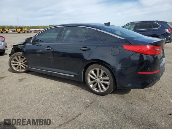2014 Kia Optima SXL Turbo with VIN 5XXGR4A62EG343428, listed as a Copart auction lot 52742035 with 109,155 mi miles and Salvage Title. Bid and sale history available at DreamBid. Image 2.