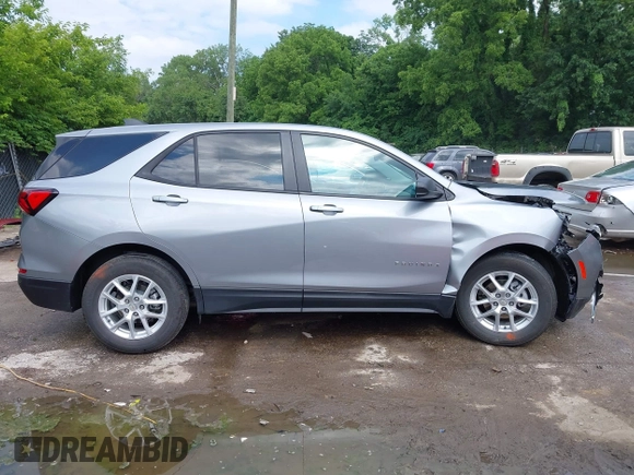2024 Chevrolet Equinox LS with VIN 3GNAXHEG2RL145066, listed as a IAAI auction lot 42438745 with 12,367 mi miles and . Bid and sale history available at DreamBid. Image 13.