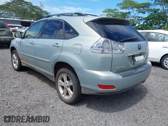 2008 Lexus RX 400h with VIN JTJHW31U382070187, listed as a IAAI auction lot 41807401 with Not Provided miles and . Bid and sale history available at DreamBid. Image 3.