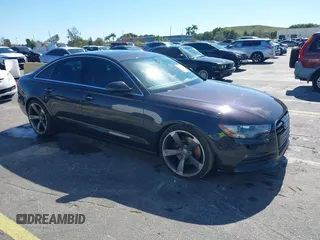 2014 Audi A6 2.0T Premium Plus with VIN WAUGFAFC8EN065951, listed as a IAAI auction lot 41415413 with 168,647 mi miles. Bid and sale history available at carsss.com. Image 1.