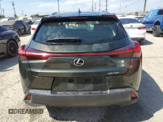 2022 Lexus UX with VIN JTHX3JBH9N2053479, listed as a Copart auction lot 70495194 with 36,481 mi miles and Salvage Title. Bid and sale history available at carsss.com. Image 6.