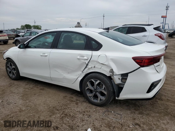 2021 Kia Forte LXS with VIN 3KPF24AD6ME378480, listed as a Copart auction lot 59366195 with 66,124 mi miles and Salvage title. Bid and sale history available at DreamBid. Image 2.