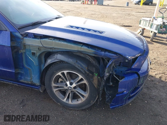 2014 Ford Mustang V6 with VIN 1ZVBP8EM2E5243069, listed as a IAAI auction lot 41725527 with 113,692 mi miles. Bid and sale history available at carsss.com. Image 6.