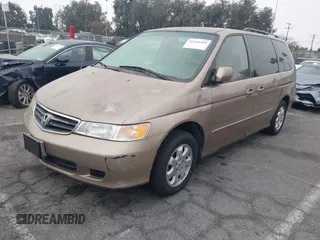 2003 Honda Odyssey EX with VIN 5FNRL186X3B074397, listed as a IAAI auction lot 41164455 with 275,188 mi miles and . Bid and sale history available at DreamBid. Image 2.