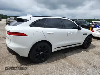 2017 Jaguar F-Pace 35t R-Sport with VIN SADCL2BV4HA097710, listed as a Copart auction lot 61068995 with 131,827 mi miles and Salvage title. Bid and sale history available at DreamBid. Image 3.